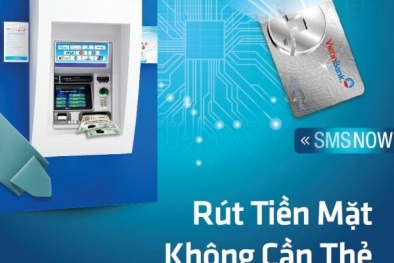 Lần đầu tiên có rút, nạp tiền tại ATM mà không cần thẻ